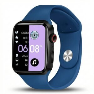 I8 Pro Max Smartwatch with 1.75-inch HD Display, Silicone Strap, IP67 Waterproof, and Health Tracking – Black Color