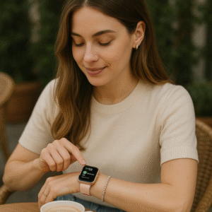 Smartwatch Gift Set for Girls – HD Display, Bluetooth Calling, Waterproof Fitness Tracker