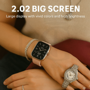 Smartwatch Gift Set for Girls – HD Display, Bluetooth Calling, Waterproof Fitness Tracker