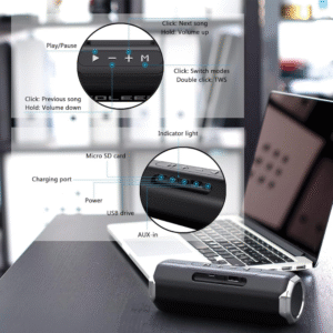 KOLEER 20W Bluetooth Speaker portable wireless speaker extra bass