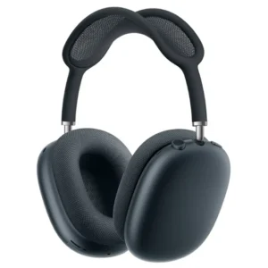 AirPods Max Style Wireless Headphones with Leather Case – Bluetooth Over-Ear Headset with Type-C Charging for iPhone and Android