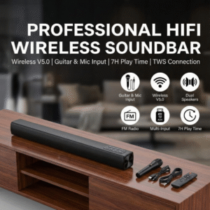 Wireless Sound Bar Bluetooth Speaker with mic