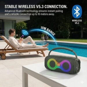 Double horn Bluetooth speaker powerful bass