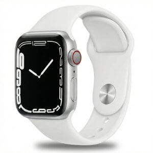 I8 Pro Max Smartwatch with 1.75-inch HD Display, Silicone Strap, IP67 Waterproof, and Health Tracking – Black Color