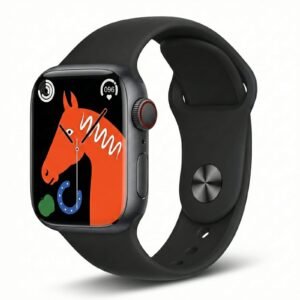 I8 Pro Max Smartwatch with 1.75-inch HD Display, Silicone Strap, IP67 Waterproof, and Health Tracking – Black Color