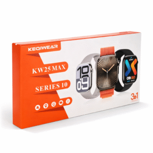 KW25 Max Series 10 Smart Watch front view with 51mm AMOLED display