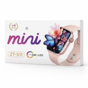 ZT S11 Mini Ladies Smartwatch Pink Silicone Strap