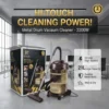 Portable heavy duty vacuum cleaner