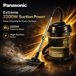 Panasonic industrial vacuum cleaner with wheels