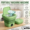 Mini portable washing machine 6L foldable design