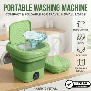 Mini portable washing machine 6L foldable design